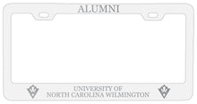 Load image into Gallery viewer, North Carolina Wilmington Seahawks Alumni Engraved Metal License Plate Frame White Officially Licensed
