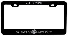 Load image into Gallery viewer, Valparaiso University Alumni Engraved Metal License Plate Frame Black Officially Licensed
