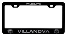 Load image into Gallery viewer, Villanova Wildcats NCAA Laser-Engraved Metal License Plate Frame - Choose Black or White Color
