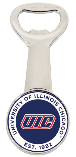 University of Illinois at Chicago Magnetic Bottle Opener Officially Licensed Collegiate Product 4-Pack