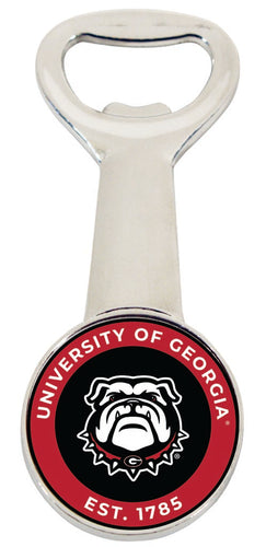 Georgia Bulldogs Magnetic Bottle Opener Officially Licensed Collegiate Product Single