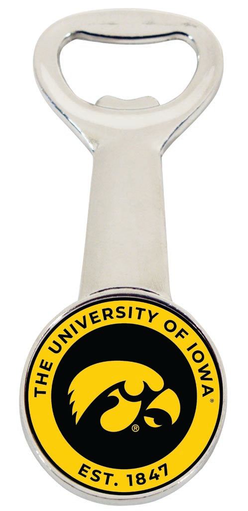 Iowa Hawkeyes Magnetic Bottle Opener Officially Licensed Collegiate Product 4-Pack