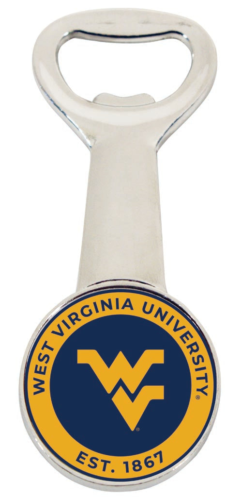 West Virginia Mountaineers Magnetic Bottle Opener Officially Licensed Collegiate Product 4-Pack