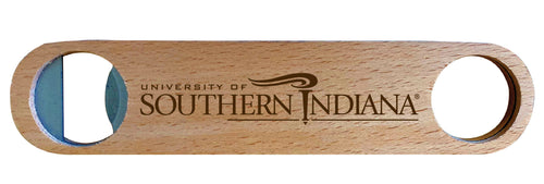 University of Southern Indiana Engraved Wooden Bottle Opener Officially Licensed Collegiate Product NO