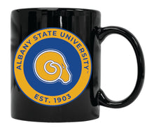 Load image into Gallery viewer, Albany State University 12 oz Black Ceramic Coffee Mug Circle Design Officially Licensed Collegiate Product
