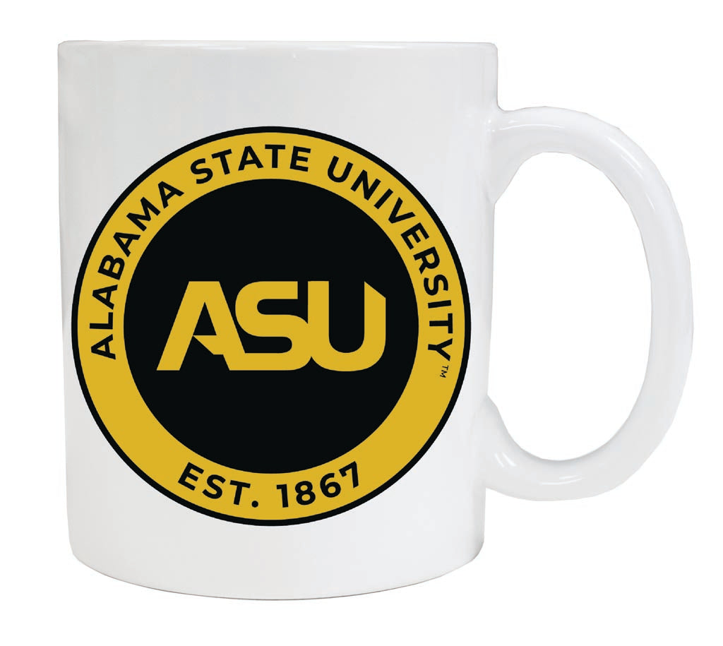 Alabama State University 12 oz Ceramic Coffee Mug Circle Design Officially Licensed Collegiate Product