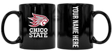 Load image into Gallery viewer, California State University Chico Customizable 12 oz Black Ceramic Coffee Mug Officially Licensed
