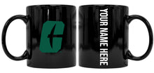 Load image into Gallery viewer, North Carolina Charlotte Forty-Niners Customizable 12 oz Black Ceramic Coffee Mug Officially Licensed
