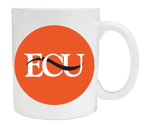 East Central University Tigers 12 oz White Ceramic Coffee Mug Circle Design Officially Licensed Collegiate Product 