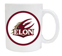 Load image into Gallery viewer, Elon University 12 oz White Ceramic Coffee Mug Circle Design Officially Licensed Collegiate Product
