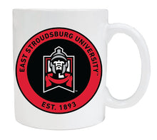 Load image into Gallery viewer, East Stroudsburg University 12 oz White Ceramic Coffee Mug Circle Design Officially Licensed Collegiate Product
