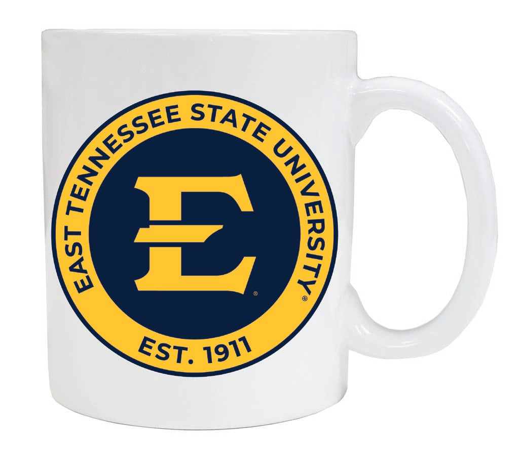 East Tennessee State University 12 oz Ceramic Coffee Mug Circle Design Officially Licensed Collegiate Product