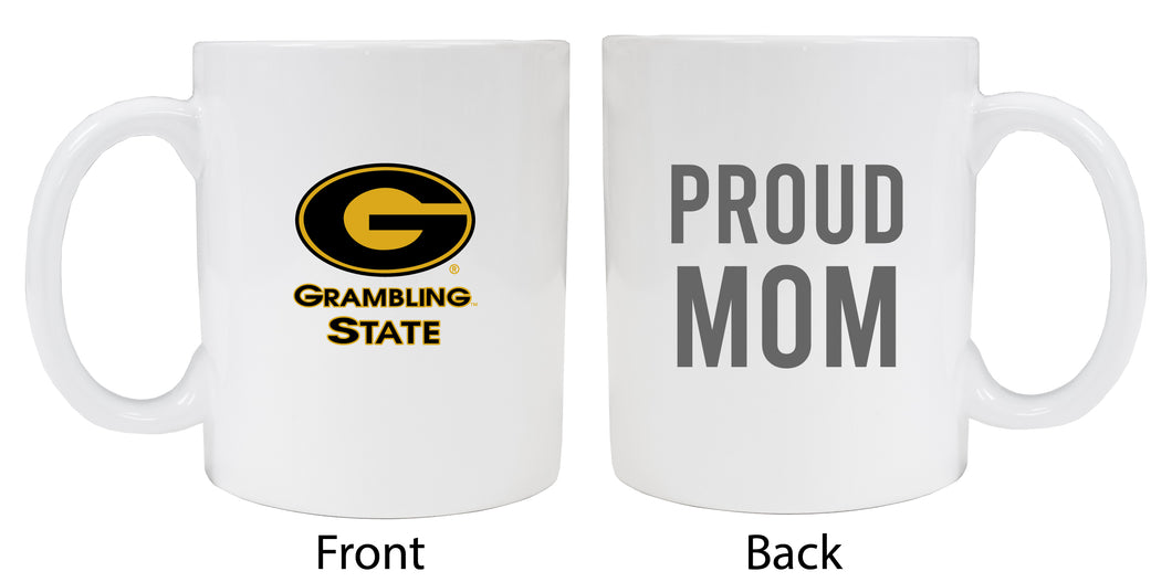 Grambling State Tigers Proud Mom Ceramic Coffee Mug - White (2 Pack)