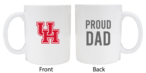 University of Houston Proud Dad Ceramic Coffee Mug - White (2 Pack)