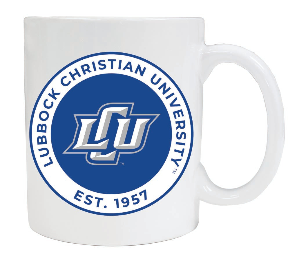 Lubbock Christian University Chaparral 12 oz Ceramic Coffee Mug Circle Design Officially Licensed Collegiate Product