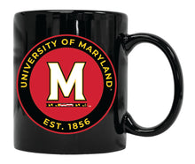 Load image into Gallery viewer, Maryland Terrapins 12 oz Ceramic Coffee Mug Circle Design Officially Licensed Collegiate Product
