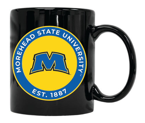 Morehead State University 12 oz Black Ceramic Coffee Mug Circle Design Officially Licensed Collegiate Product