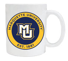 Load image into Gallery viewer, Marquette Golden Eagles 12 oz White Ceramic Coffee Mug Circle Design Officially Licensed Collegiate Product
