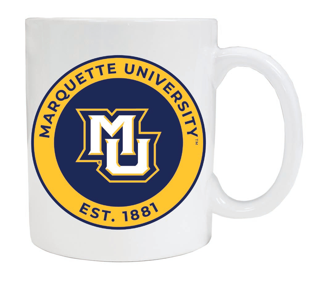 Marquette Golden Eagles 12 oz White Ceramic Coffee Mug Circle Design Officially Licensed Collegiate Product