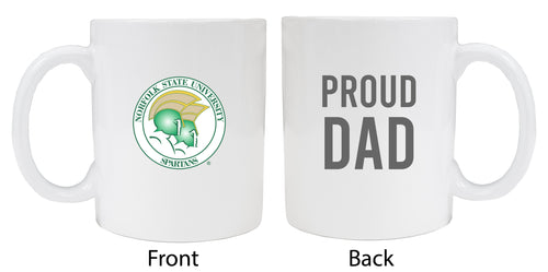 Norfolk State University Proud Dad Ceramic Coffee Mug - White (2 Pack)