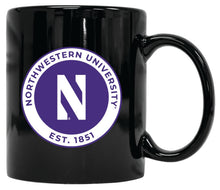 Load image into Gallery viewer, Northwestern University Wildcats 12 oz Ceramic Coffee Mug Circle Design Officially Licensed Collegiate Product
