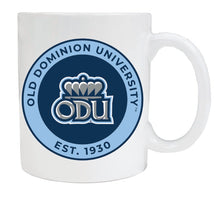 Load image into Gallery viewer, Old Dominion Monarchs 12 oz White Ceramic Coffee Mug Circle Design Officially Licensed Collegiate Product 
