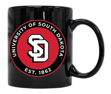 Load image into Gallery viewer, South Dakota Coyotes 12 oz Ceramic Coffee Mug Circle Design Officially Licensed Collegiate Product
