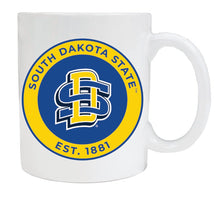 Load image into Gallery viewer, South Dakota State Jackrabbits 12 oz Ceramic Coffee Mug Circle Design Officially Licensed Collegiate Product
