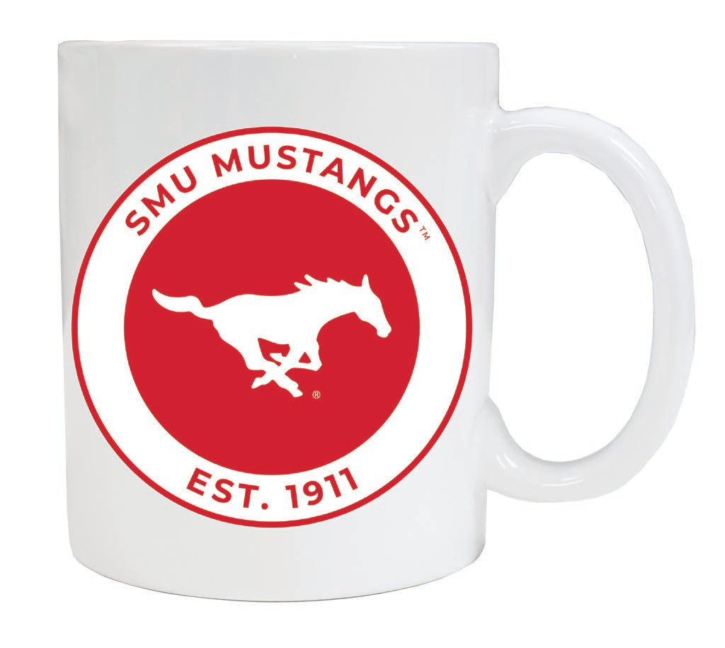 Southern Methodist University 12 oz Ceramic Coffee Mug Circle Design Officially Licensed Collegiate Product