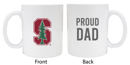 Stanford University Proud Dad Ceramic Coffee Mug - White (2 Pack)