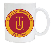 Load image into Gallery viewer, Tuskegee University 12 oz White Ceramic Coffee Mug Circle Design Officially Licensed Collegiate Product 4-Pack
