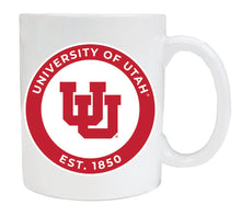 Load image into Gallery viewer, Utah Utes 12 oz Ceramic Coffee Mug Circle Design Officially Licensed Collegiate Product
