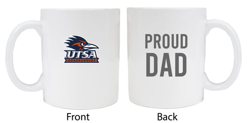 UTSA Road Runners Proud Dad Ceramic Coffee Mug - White (2 Pack)