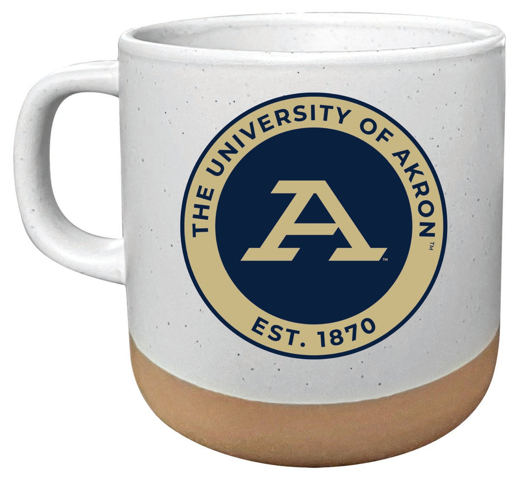 Akron Zips 14 oz Mug with Clay Bottom Officially Licensed