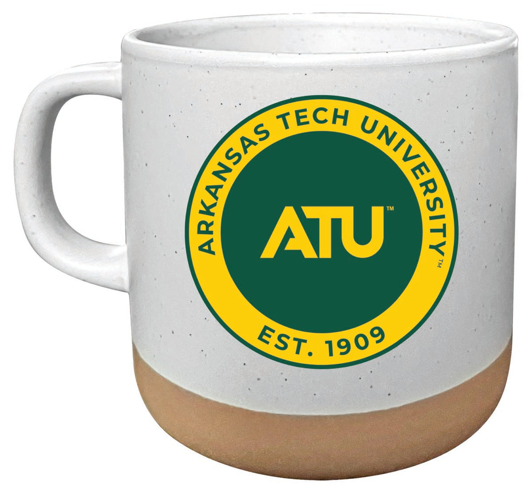 Arkansas Tech University 14 oz Mug with Clay Bottom Officially Licensed