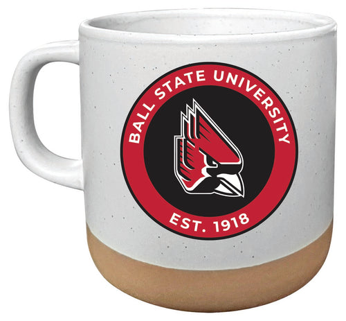 Ball State University 14oz Mug with Clay Bottom Officially Licensed Collegiate Product Single