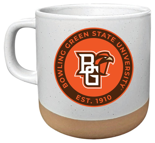 Bowling Green Falcons 14 oz Mug with Clay Bottom Officially Licensed