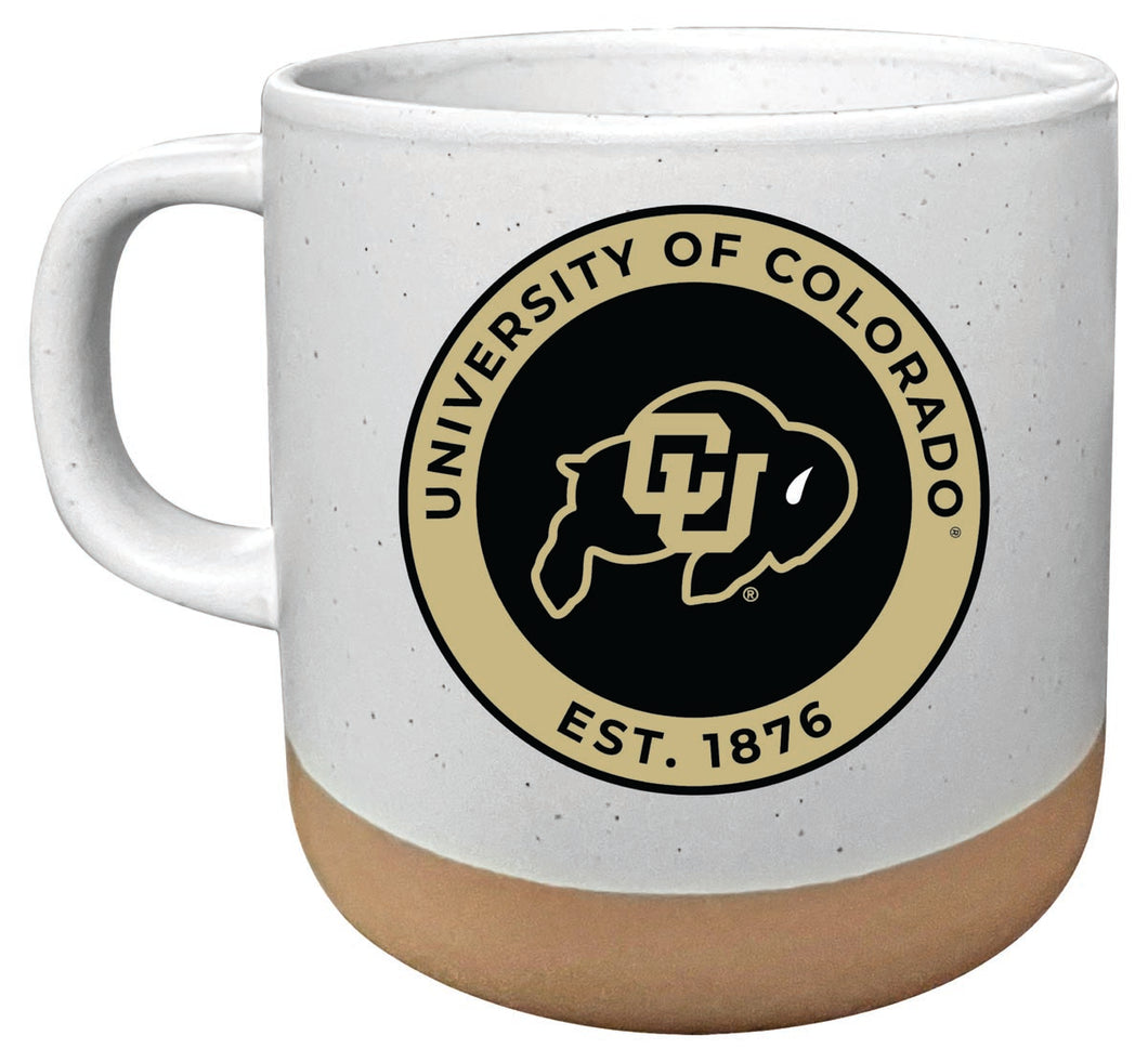 Colorado Buffaloes 14oz Mug with Clay Bottom Officially Licensed Collegiate Product Single