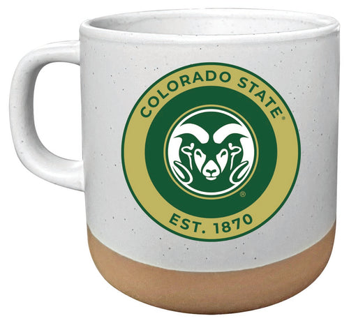 Colorado State Rams 14 oz Mug with Clay Bottom Officially Licensed