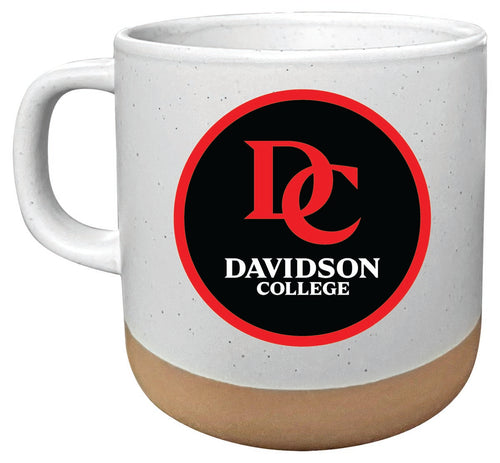 Davidson College 14 oz Mug with Clay Bottom Officially Licensed