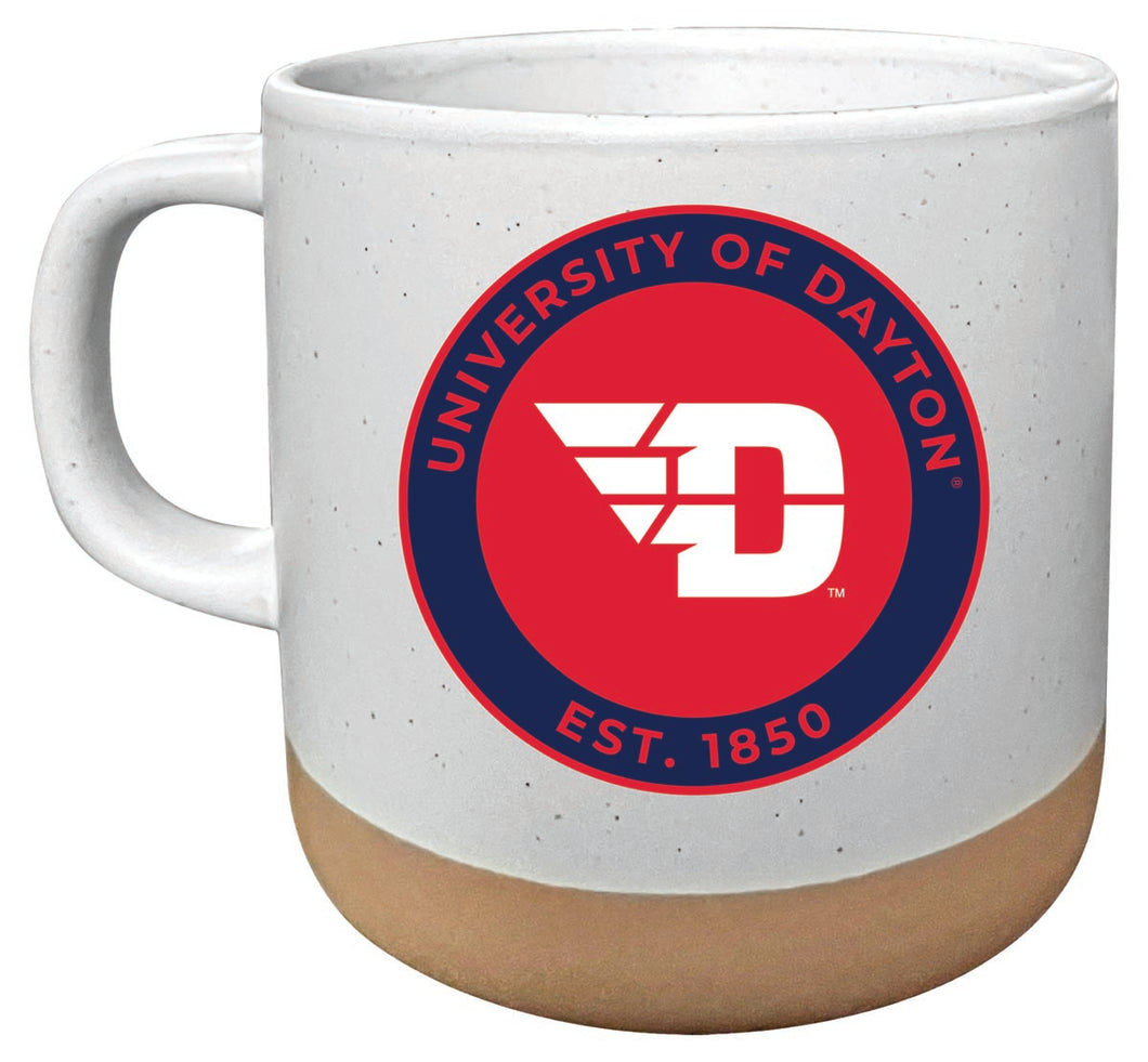 Dayton Flyers 14 oz Mug with Clay Bottom Officially Licensed