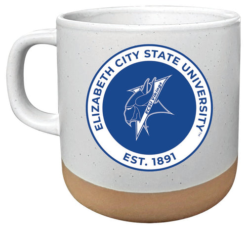 Elizabeth City State University 14 oz Mug with Clay Bottom Officially Licensed