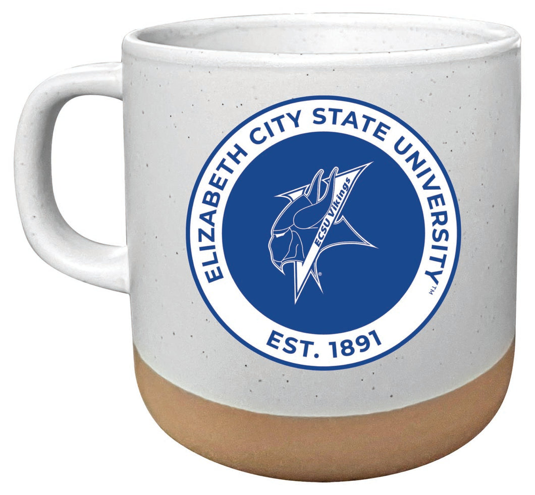 Elizabeth City State University 14 oz Mug with Clay Bottom Officially Licensed