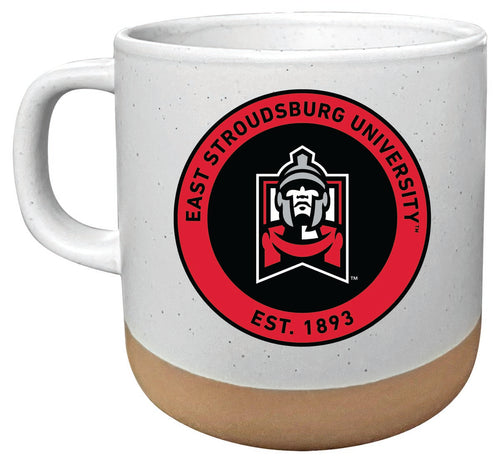 East Stroudsburg University 14oz Mug with Clay Bottom Officially Licensed Collegiate Product Single