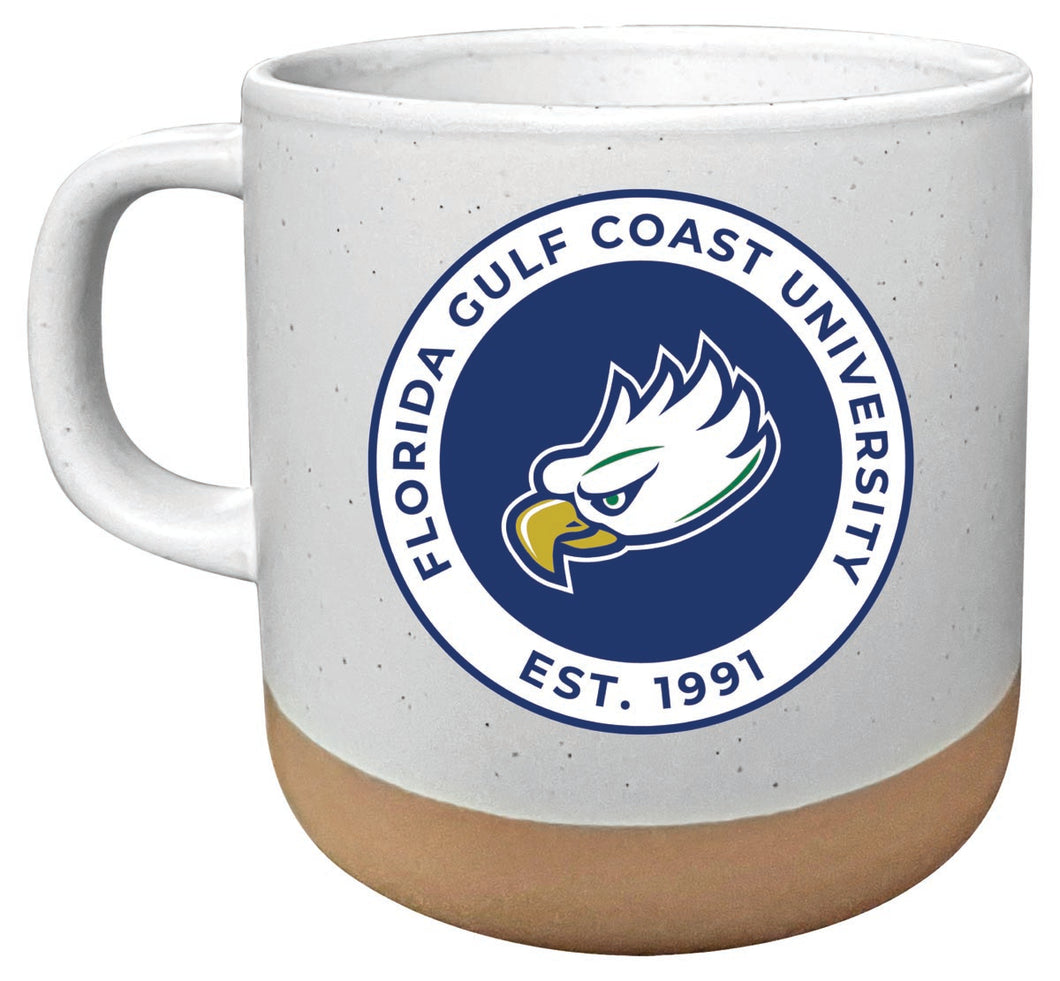 Florida Gulf Coast Eagles 14 oz Mug with Clay Bottom Officially Licensed