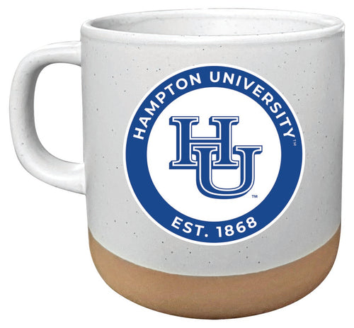 Hampton University 14 oz Mug with Clay Bottom Officially Licensed