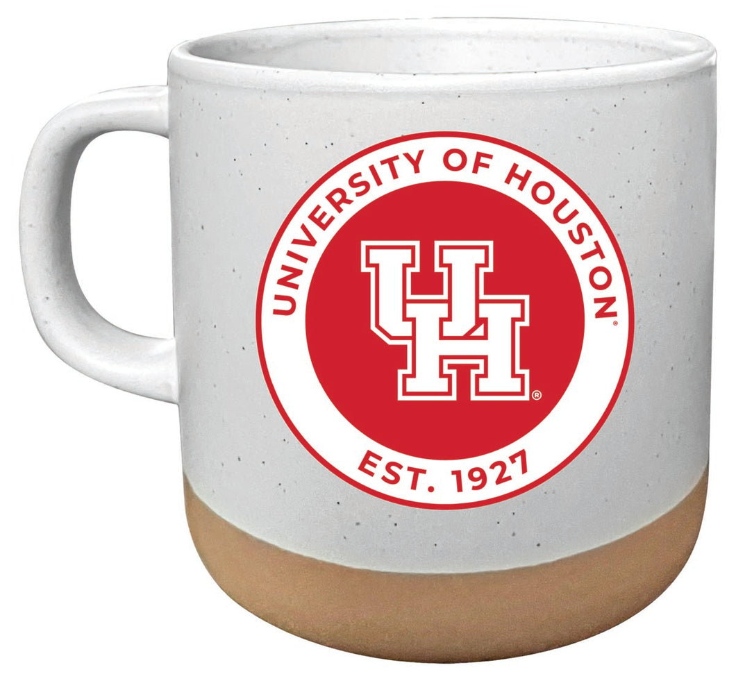 University of Houston 14 oz Mug with Clay Bottom Officially Licensed