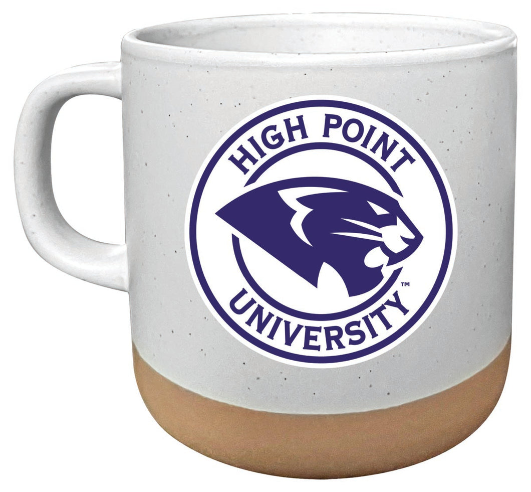 High Point University 14 oz Mug with Clay Bottom Officially Licensed