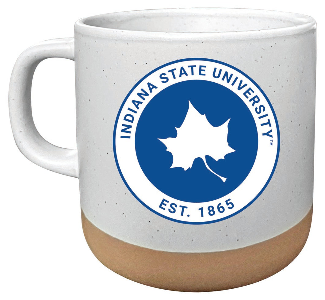 Indiana State University 14 oz Mug with Clay Bottom Officially Licensed