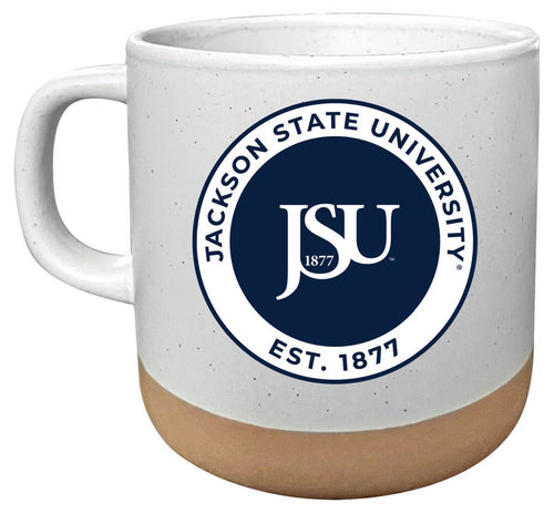 Jackson State University 14 oz Mug with Clay Bottom Officially Licensed